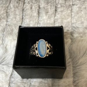 Sterling Silver Mother of Pearl Ring